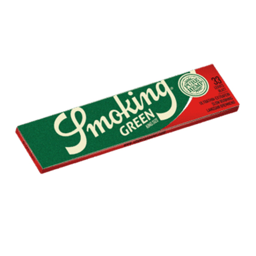 10221-PAPEL-SMOKING-KING-SIZE-GREEN-2 Papel de Seda Smoking King Size Green - Imagem 1