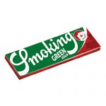 Livreto de Papel de Seda Smoking Green 1¼ com embalagem verde.