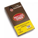 Charuto Phillies Titan Chocolate Maço com 5