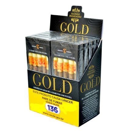 Cigarrilha Gold com Piteira