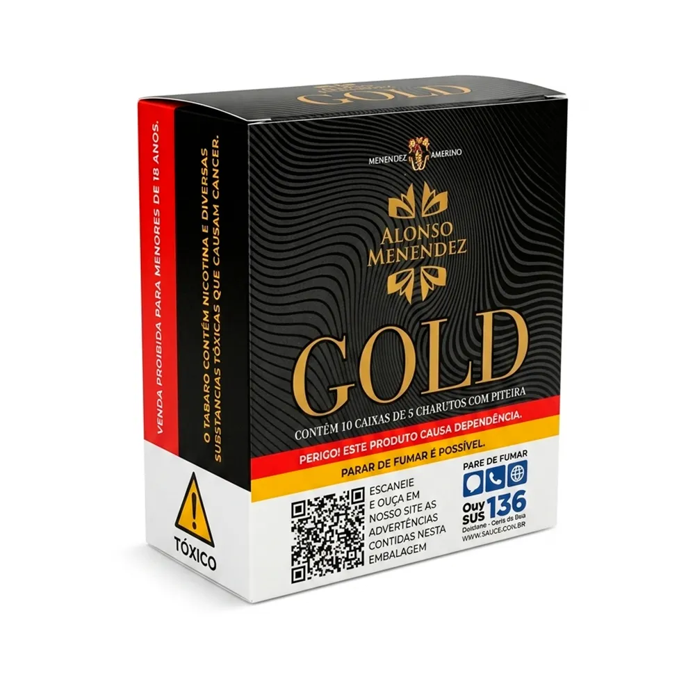 12155-CIGARRILHA-GOLD-COM-PITEIRA-DISPLAY Cigarrilha Gold com Piteira