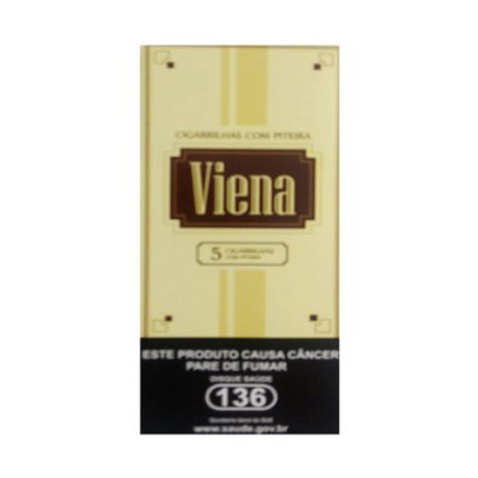 Cigarrilha Viena Natural com Piteira