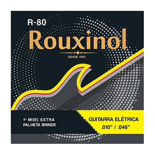 10391-ENCORDOAMENTO-ROUXINOL-GUITARRA-ACO-N80 Encordoamento Rouxinol Guitarra Aço