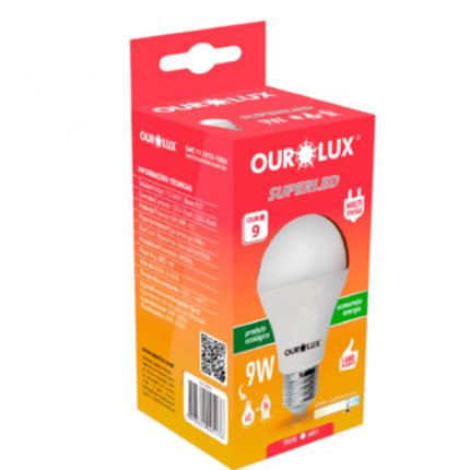 Lâmpada Ourolux Led 9w
