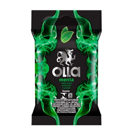 Preservativo Olla Menta Pacote c/3