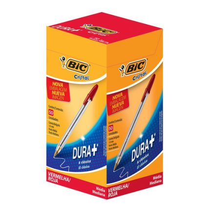 Caneta Bic Cristal Vermelha