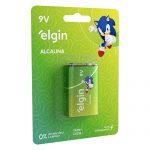 Bateria Elgin Alcalina 9v
