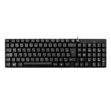 Teclado Multilaser Slim Preto USB TC193