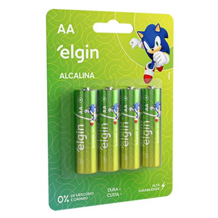 Pilha Elgin Alcalina Pequena AA