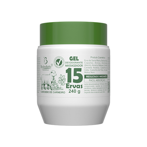 GEL-15-ERVAS-240G Gel 15 Ervas 240g