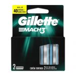 Carga Gillette Mach 3 com 2