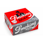 Papel de Seda Smoking King Size Master Prata Display com 50