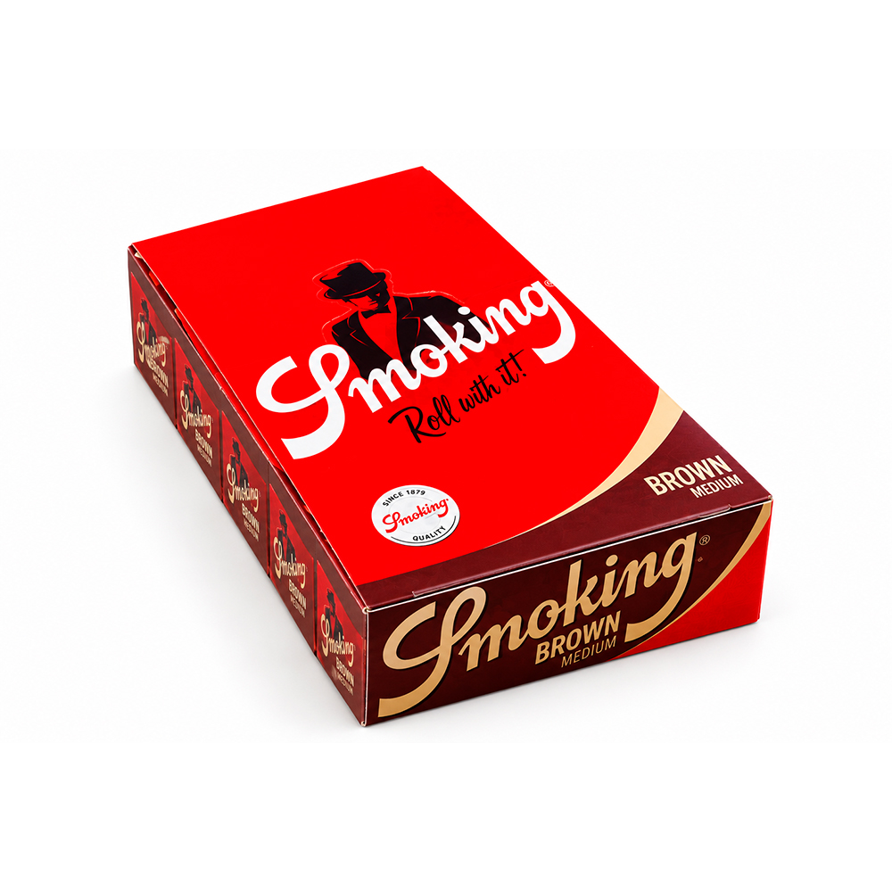 11708 PAPEL SMOKING PEQUENO BROWN DISPLAY