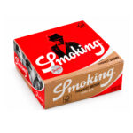 Papel de Seda Smoking King Size Thinnest Brown Display com 50