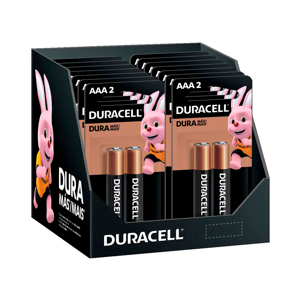 13579 PILHA DURACELL PALITO DISPLAY COM 14 CARTELAS